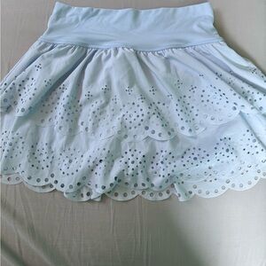 Aerie Light Blue Eyelet Women's Skirt